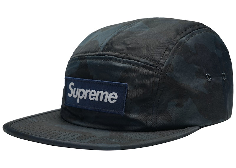 Supreme Nylon Camo Camp Cap Navy Camo