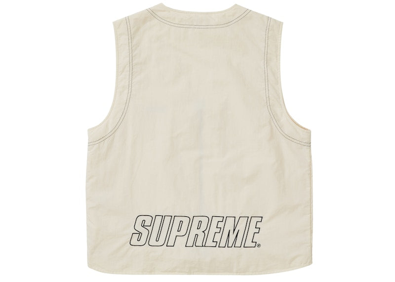Supreme Nylon Cargo Vest OffWhite