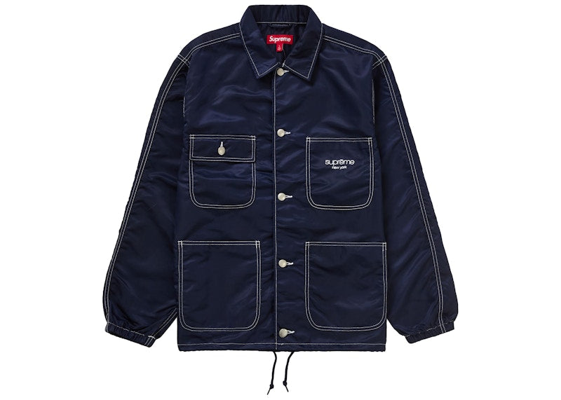 Supreme Nylon Chore Coat Navy