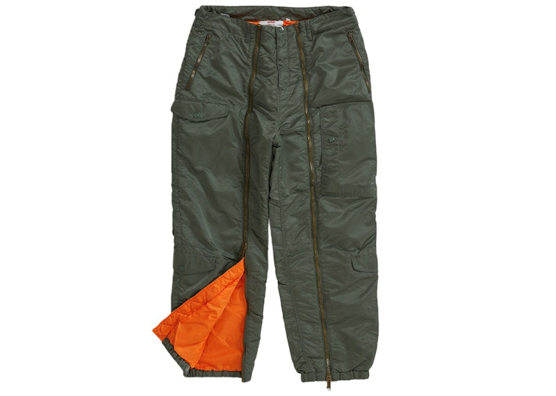 Supreme Nylon Flight Pant Olive