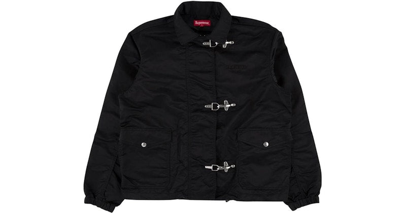 Supreme Nylon Turnout Jacket Black
