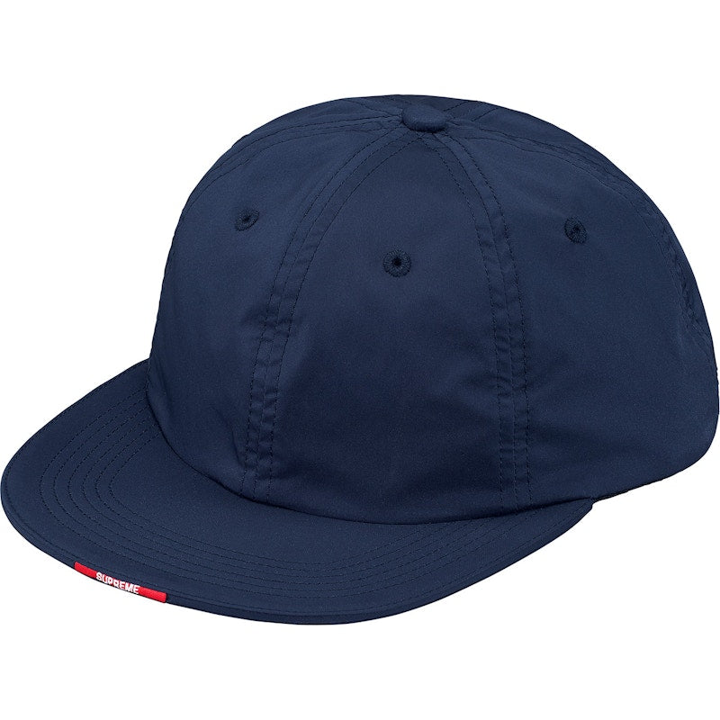 Supreme Nylon Visor Label 6-Panel Navy