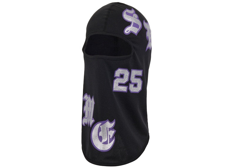 Supreme Old English Lightweight Balaclava Black