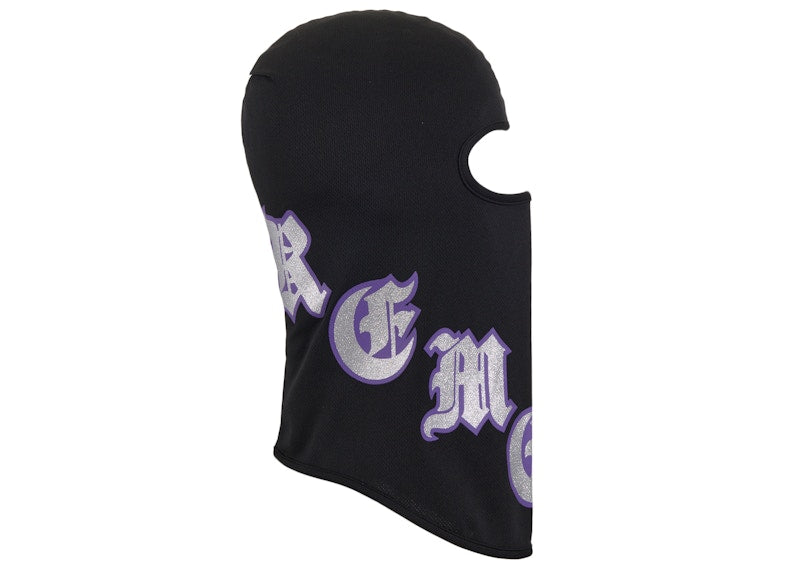 Supreme Old English Lightweight Balaclava Black