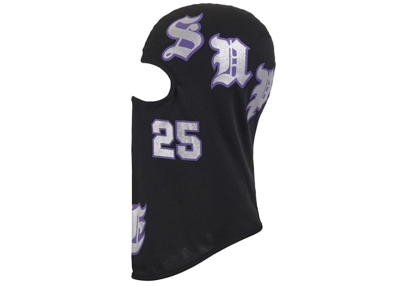 Supreme Old English Lightweight Balaclava Black