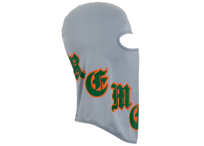 Supreme Old English Lightweight Balaclava Grey