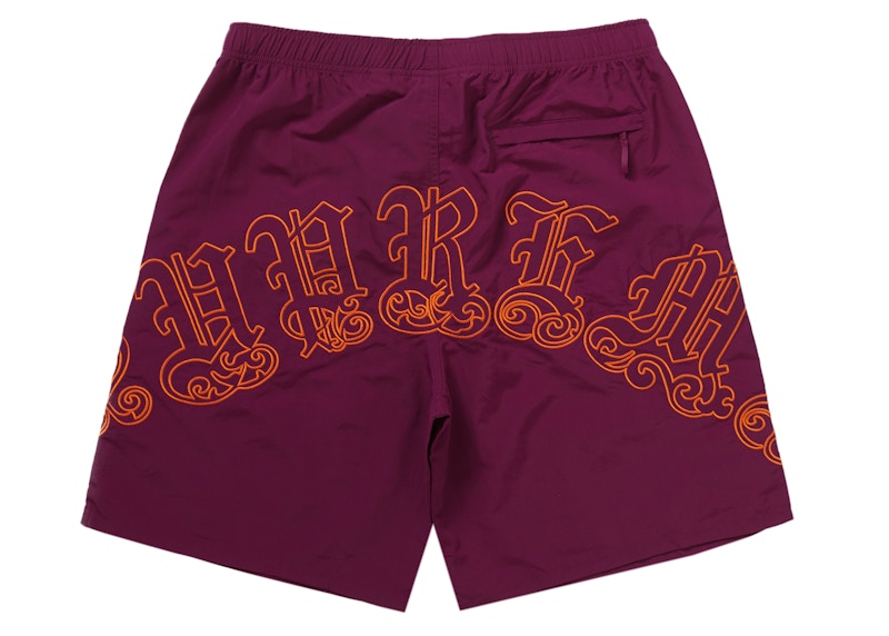 Supreme Old English Nylon Short Plum