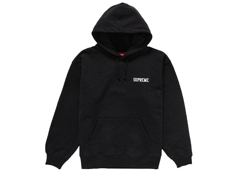 Supreme On God Hooded Sweatshirt Black