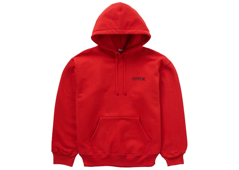 Supreme On God Hooded Sweatshirt Burnt Red