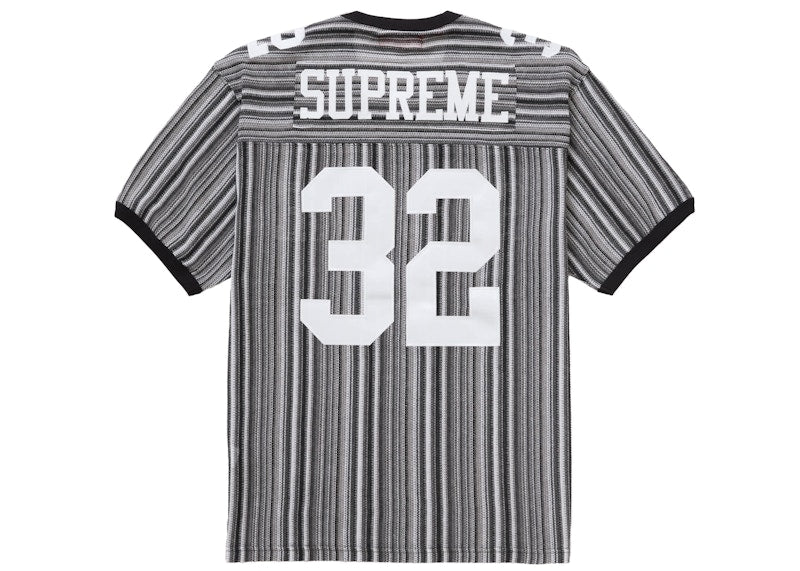 Supreme Open Knit Football Top Black
