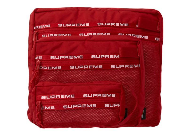 Supreme Organizer Pouch Set Red