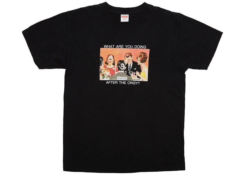 Supreme Orgy Tee Black