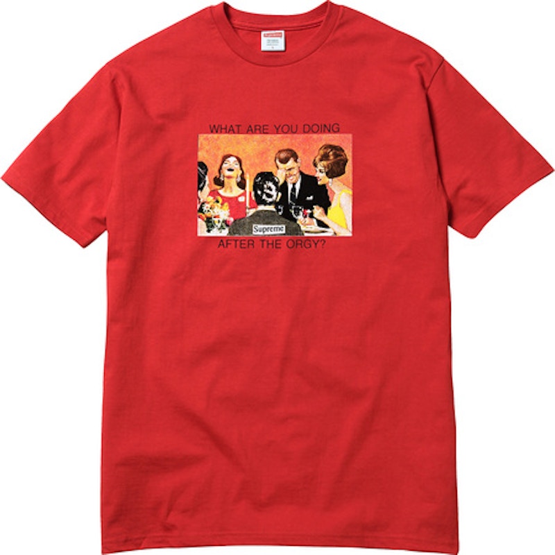 Supreme Orgy Tee Red