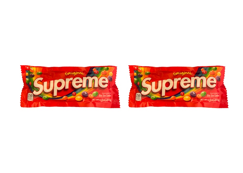 Supreme Original Skittles 2x Lot (Not Fit For Human Consumption) Red