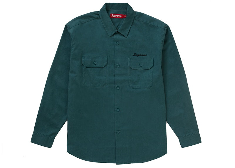 Supreme Our Lady Work Shirt Dusty Teal