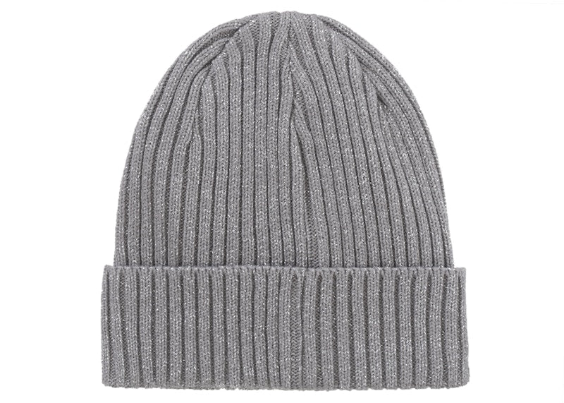 Supreme Overdyed Beanie (SS25) Metallic Silver