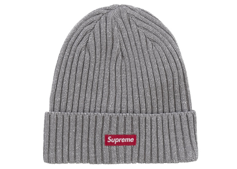 Supreme Overdyed Beanie (SS25) Metallic Silver