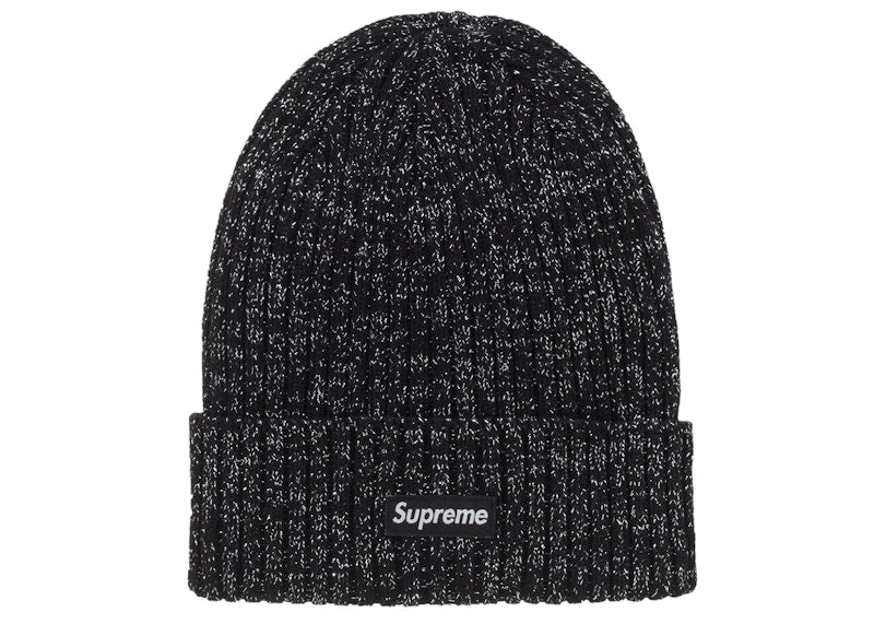 Supreme Overdyed Beanie (SS25) Metallic Black
