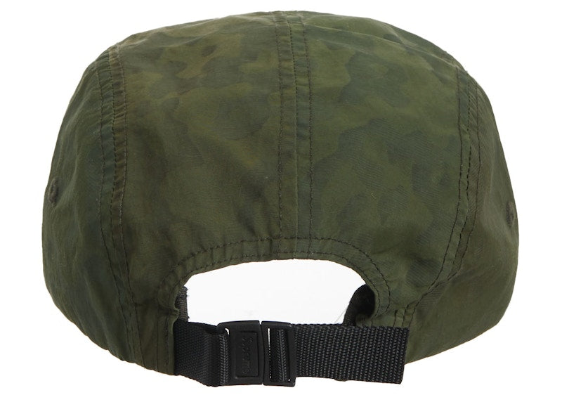 Supreme Overdyed Camo Nylon Camp Cap Green