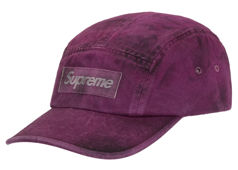 Supreme Overdyed Camp Cap Maroon