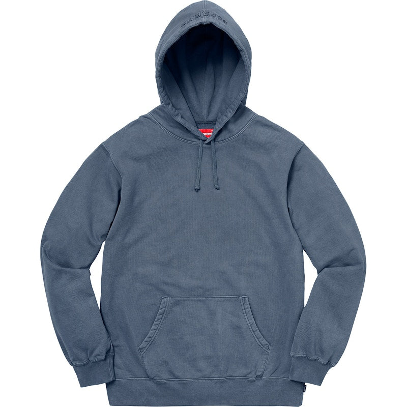 Supreme Overdyed Hooded Sweatshirt (SS18) Navy
