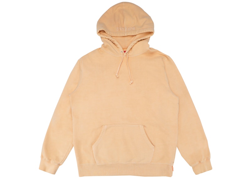 Supreme Overdyed Hooded Sweatshirt (SS18) Peach