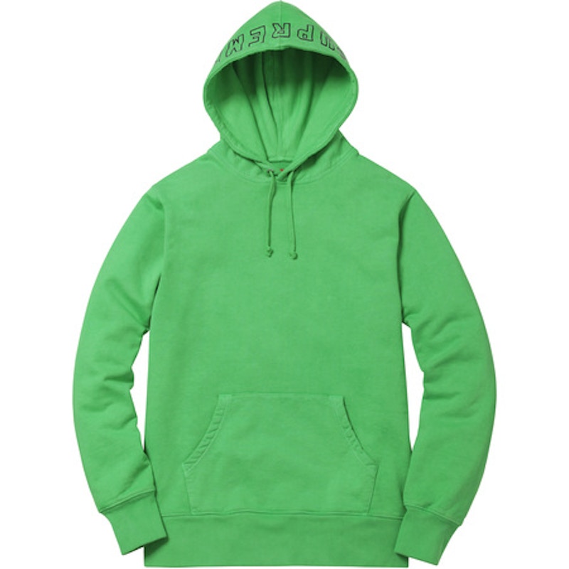 Supreme Overdyed Hoodie Green