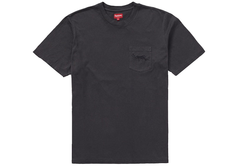 Supreme Overdyed Pocket Tee Black