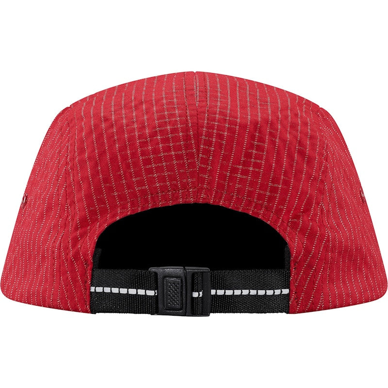 Supreme Overdyed Ripstop Camp Cap Red