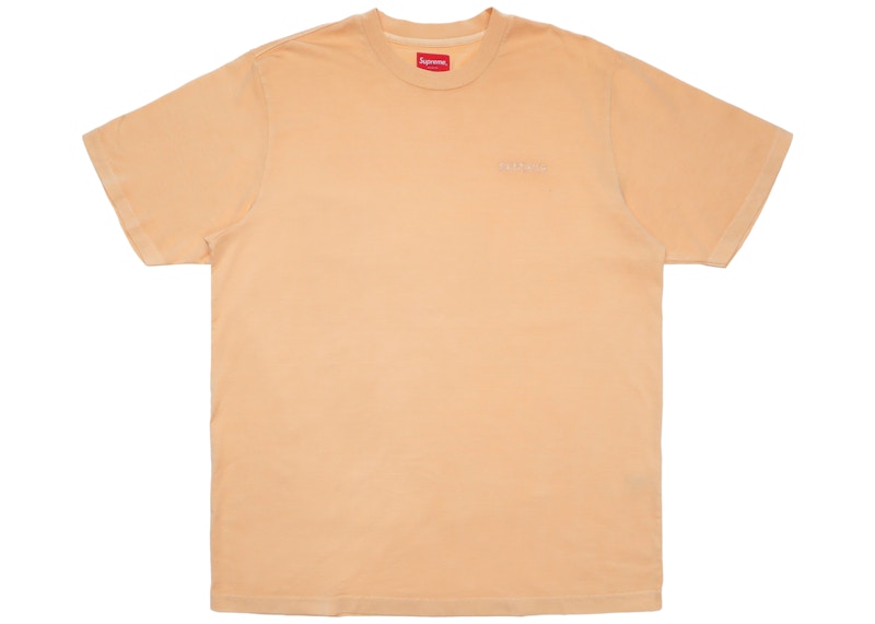 Supreme Overdyed Tee Peach
