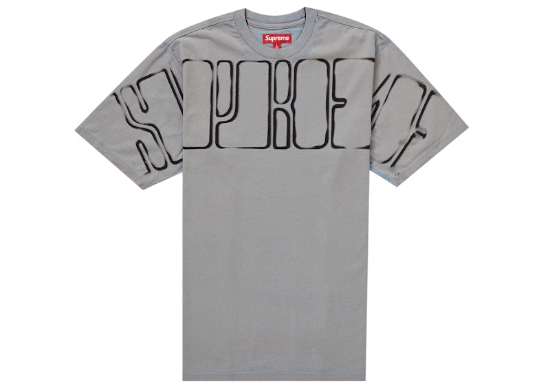Supreme Overprint Knockout S/S Top Slate