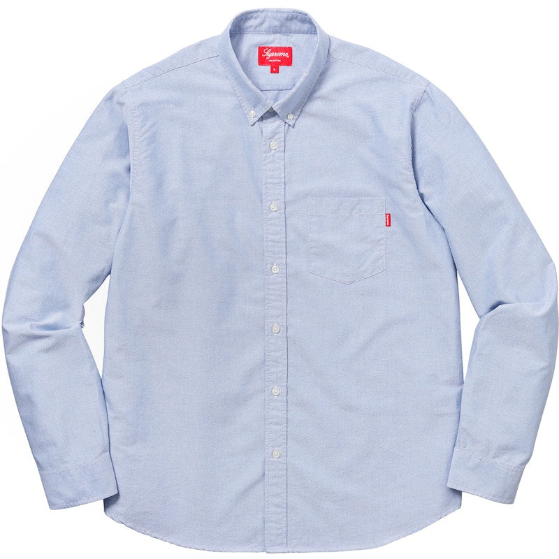Supreme Oxford Shirt (FW18) Light Blue