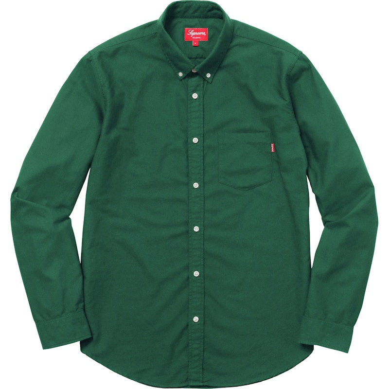 Supreme Oxford Shirt Green