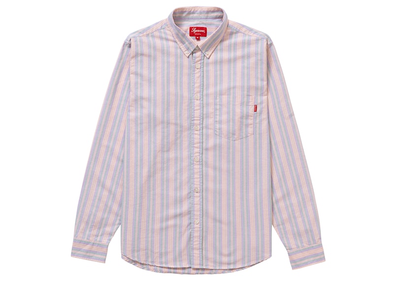 Supreme Oxford Shirt (SS19) Purple Stripe