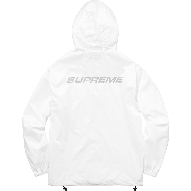 Supreme Packable Ripstop Pullover (With Packable Bag) White