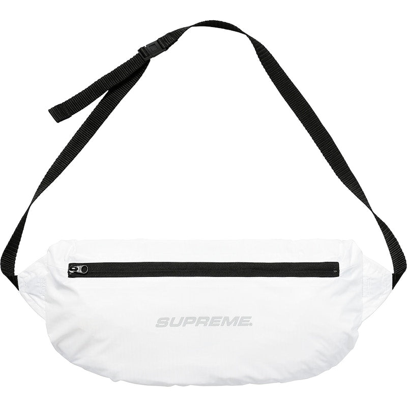 Supreme Packable Ripstop Pullover (With Packable Bag) White
