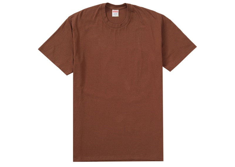 Supreme Paint Tee Brown