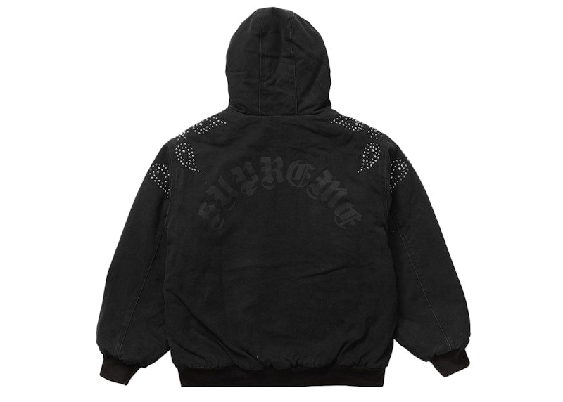 Supreme Paisley Studded Work Jacket Black