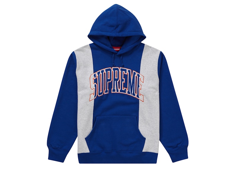 Supreme Paneled Arc Hooded Sweatshirt Royal
