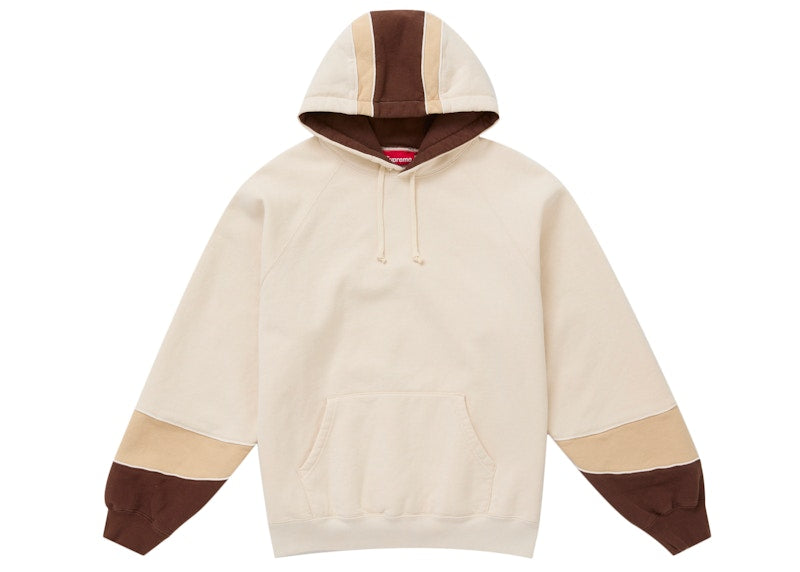Supreme Paneled Hooded Sweatshirt (SS25) Natural
