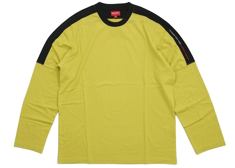 Supreme Paneled L/S Top Acid Green