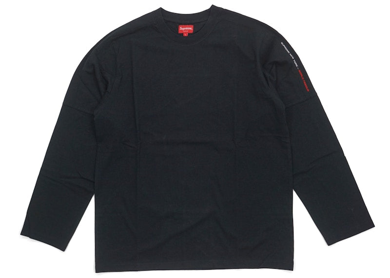 Supreme Paneled L/S Top Black
