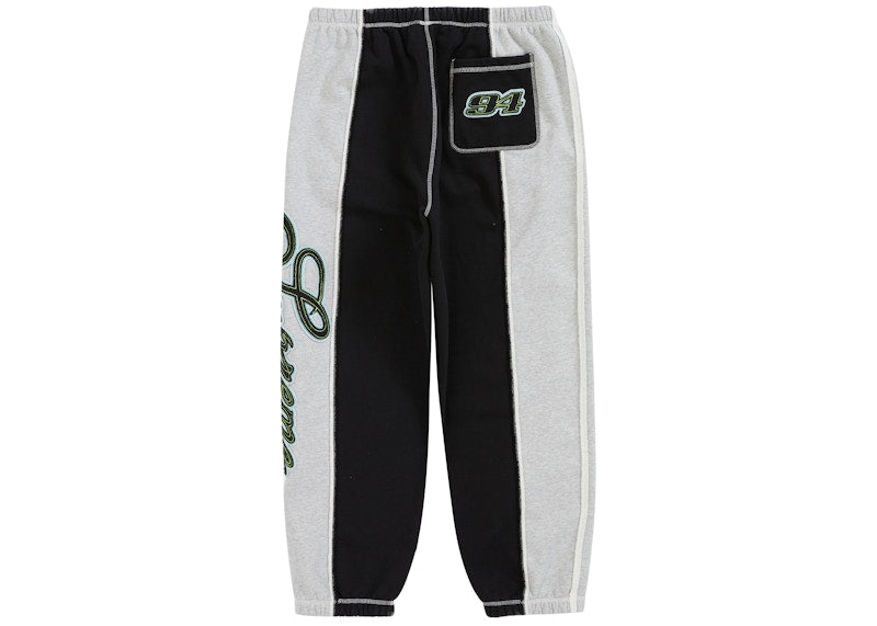 Supreme Paneled Script Sweatpant Black