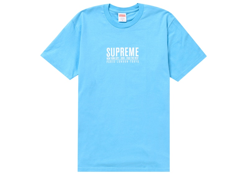 Supreme Paris Tee Bright Blue