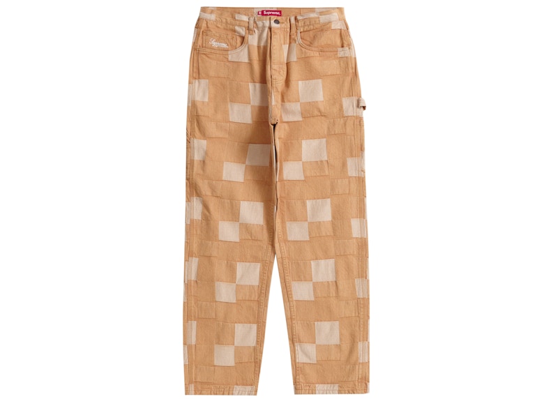 Supreme Patched Denim Pant Rust