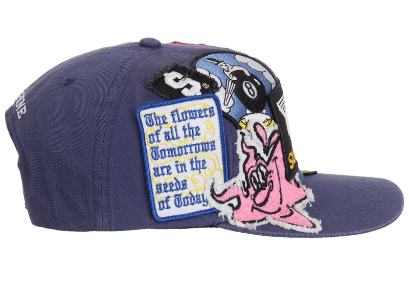 Supreme Patches 6-Panel Navy