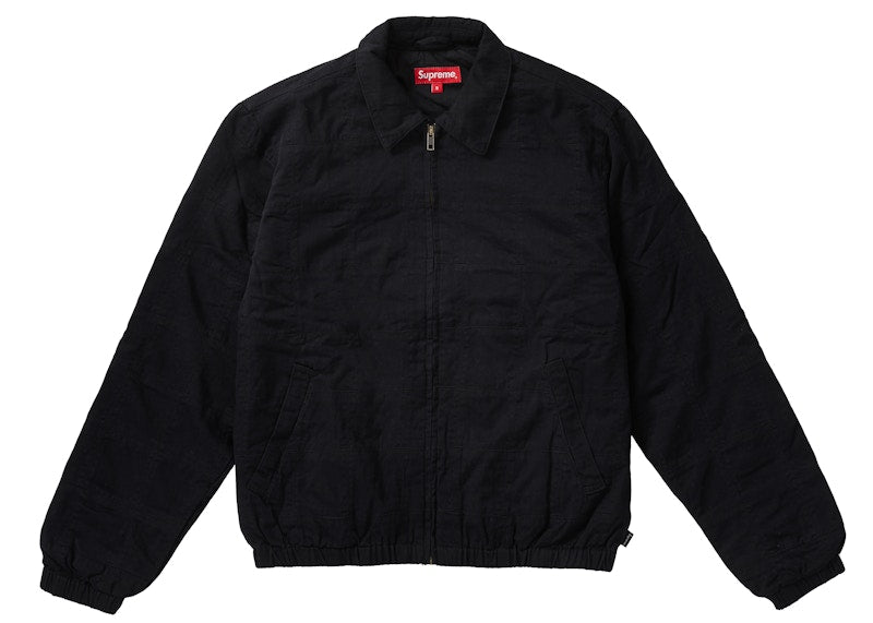 Supreme Patchwork Harrington Jacket Black