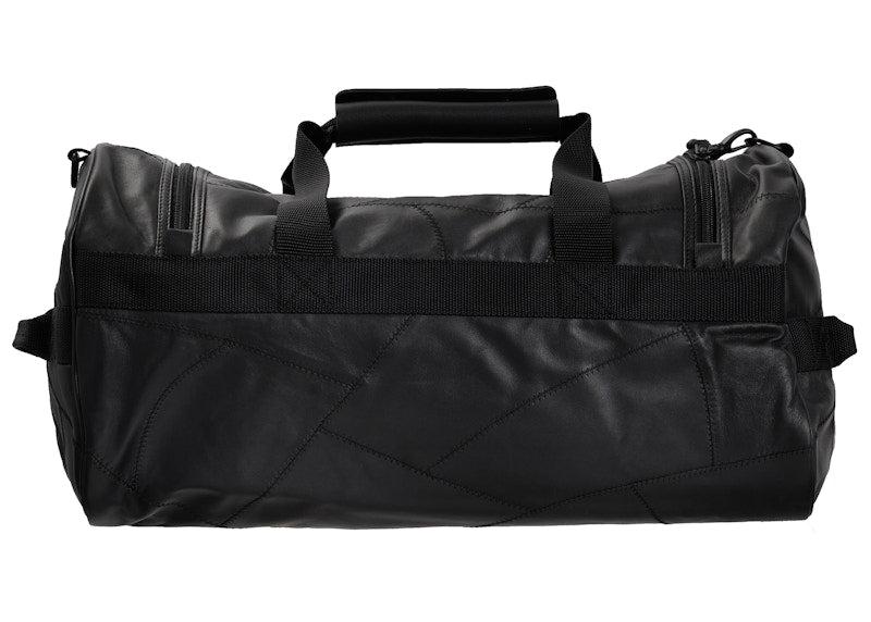 Supreme Patchwork Leather Duffel Bag Black