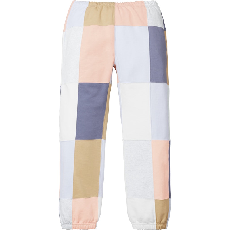 Supreme Patchwork Sweatpant Off White