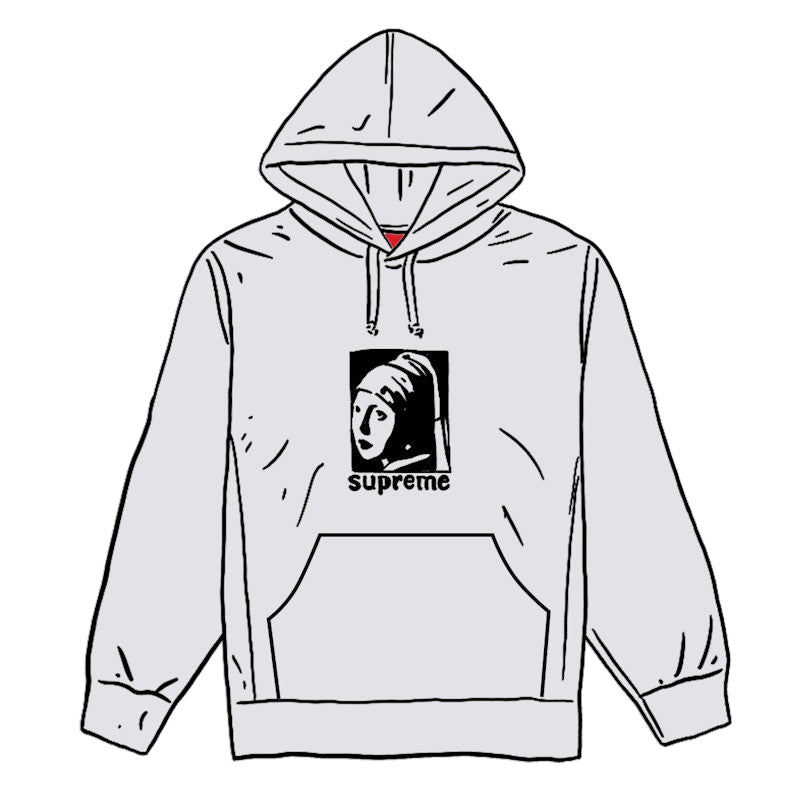 Supreme Pearl Hooded Sweatshirt Ash Grey